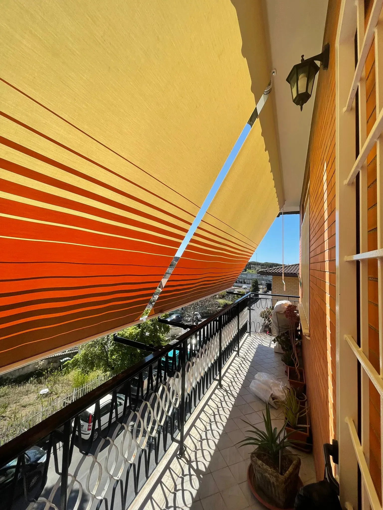 Tenda da sole a caduta